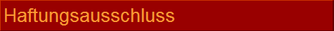 Haftungsausschluss